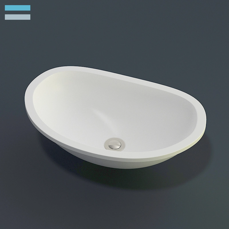 Wholesale Modern Luxury White Acrylic Kitchen Bowl Basin Sink Farmhouse Kitchen Sink