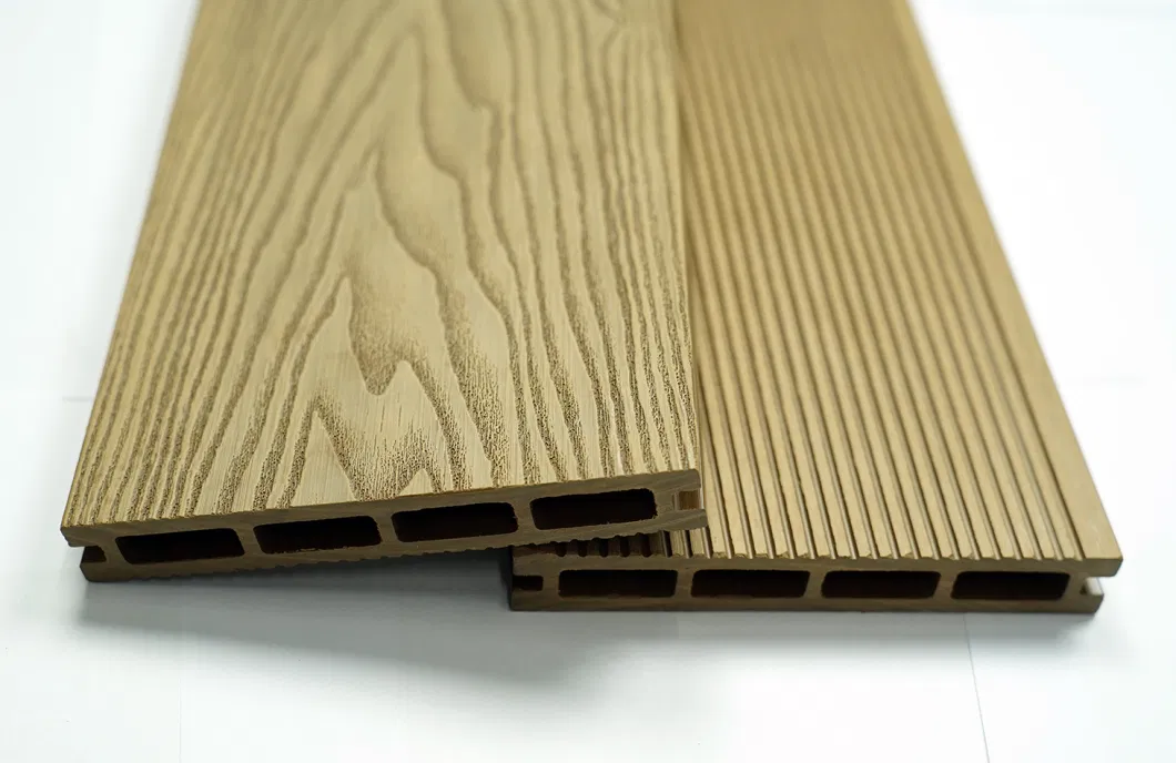 Fashion Environmentally Friendly Hot Sale 3D Outside Floor Tiles Outdoor Cladding WPC Decking