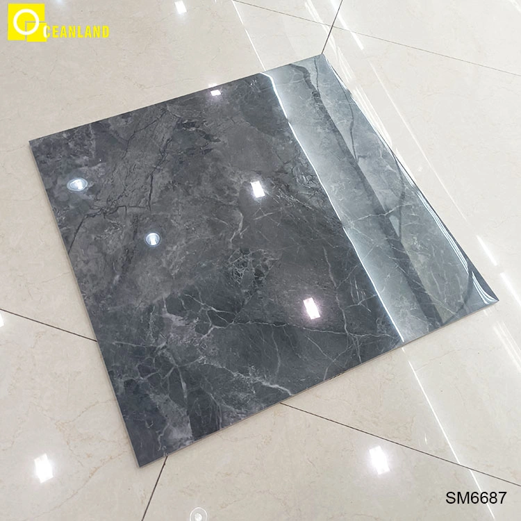 Foshan Supplier Gray Luxury 600X600 mm Glazed Polish Floor Porcelanato Ceramic 60X60