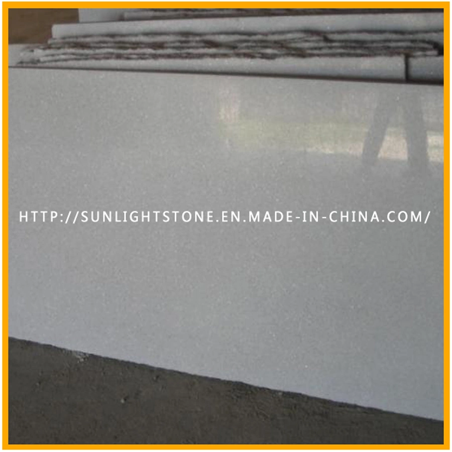 Cheap China Pure White /Crystal White Marble Large Floor Tiles