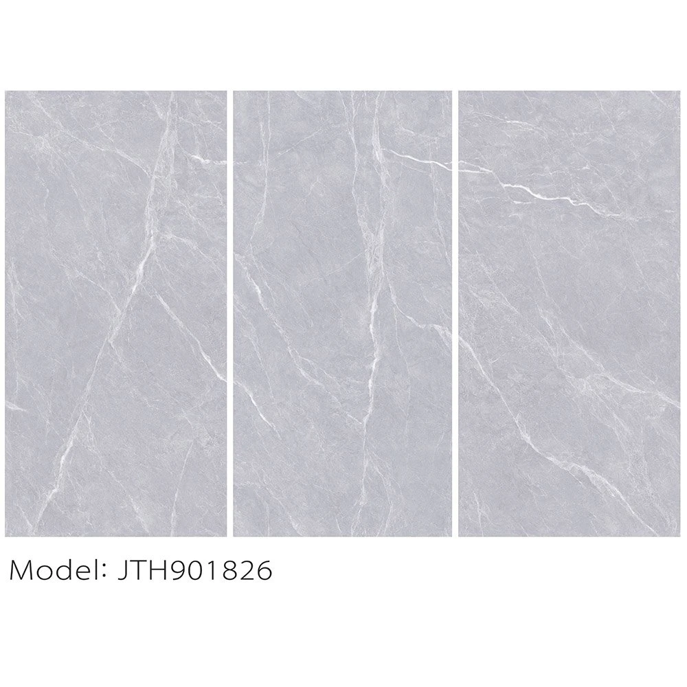 900X1800 Hotel Living Room Kitchen Bathroom Ceramic Glossy White Floor Wall Tiles