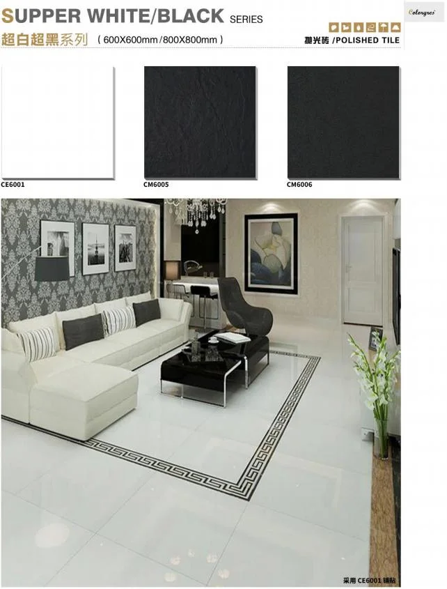 Foshan Dark Color Marble Glazed Porcelain Skirting Tile 600X100mm