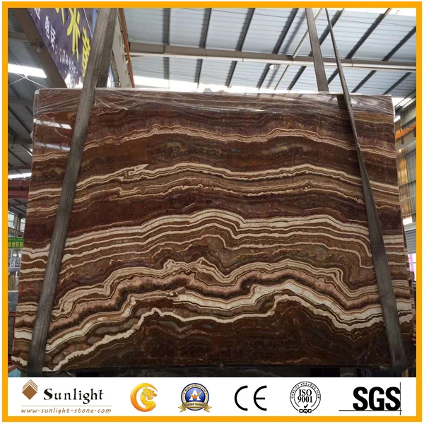 Luxury Natural Stone Black Sea Onyx Slabs for Floor, Wall Tiles, Countertops