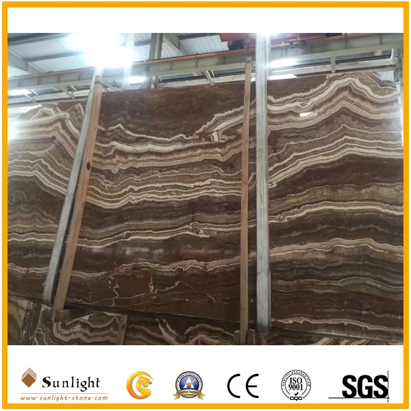 Luxury Natural Stone Black Sea Onyx Slabs for Floor, Wall Tiles, Countertops