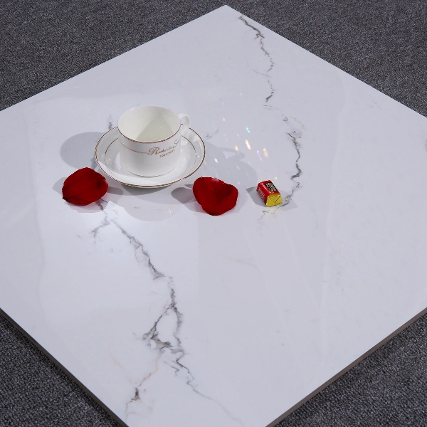 Factory Offer Acid-Resistant Antibacterial Ceramic Mable Look Floor Tile