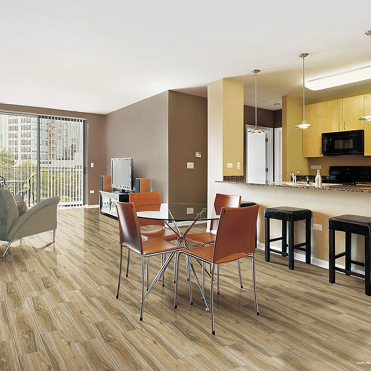 Wood Non-Slip Ceramic Floor Tiles with ISO Certification