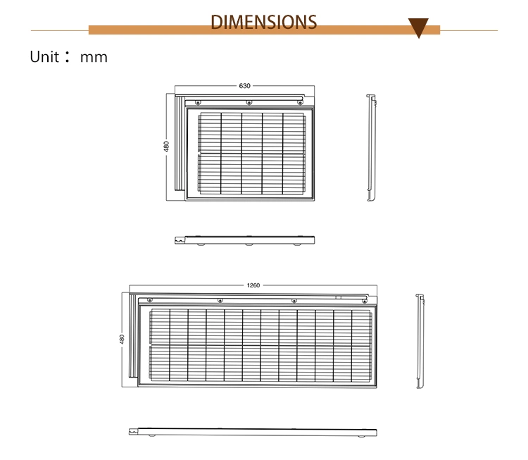 China BIPV Flat Solar Modules 50 Watt Prices Solar Panel 10kw Price Roof Tiles