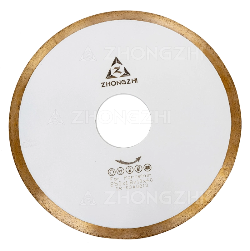 250mm Hot Pressed Diamond Circular Cutting Blade for Porcelain Tile