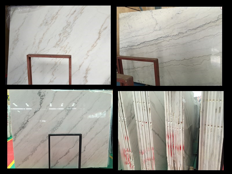 Bianco Calacatta White, Arabescata White Marble for Stair Step and Tile