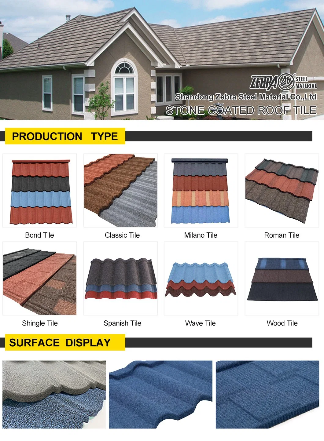 10% off China Manufacture High Quality Low Price Roofing Building Materials Steel Stone Coated Metal Roofing Tiles