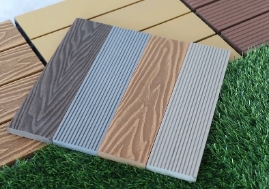 Composite Deck Tile/Non-Slip Wood Composite Decking Tiles