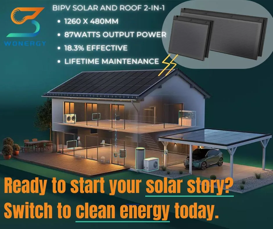 Direct Factory Solar Energy House Tiles Made in China