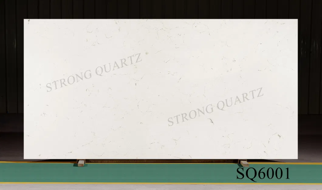 Wholesale Artificial Quartz Stone Slabs Calacatta White Kitchen Countertop 3200*1600mm