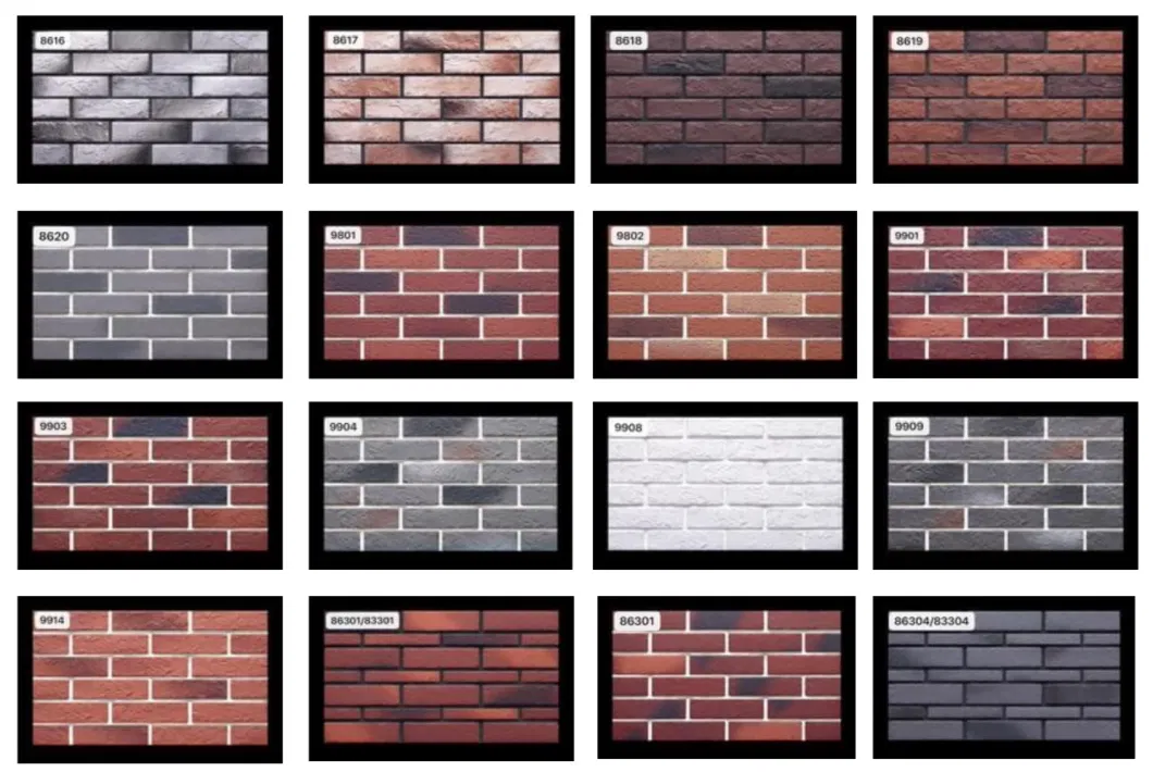 Standard Ceramic Wall Tile Sizes 3D Split Rocks Stone Exterior Ceramic Wall Tiles for Outdoor Use