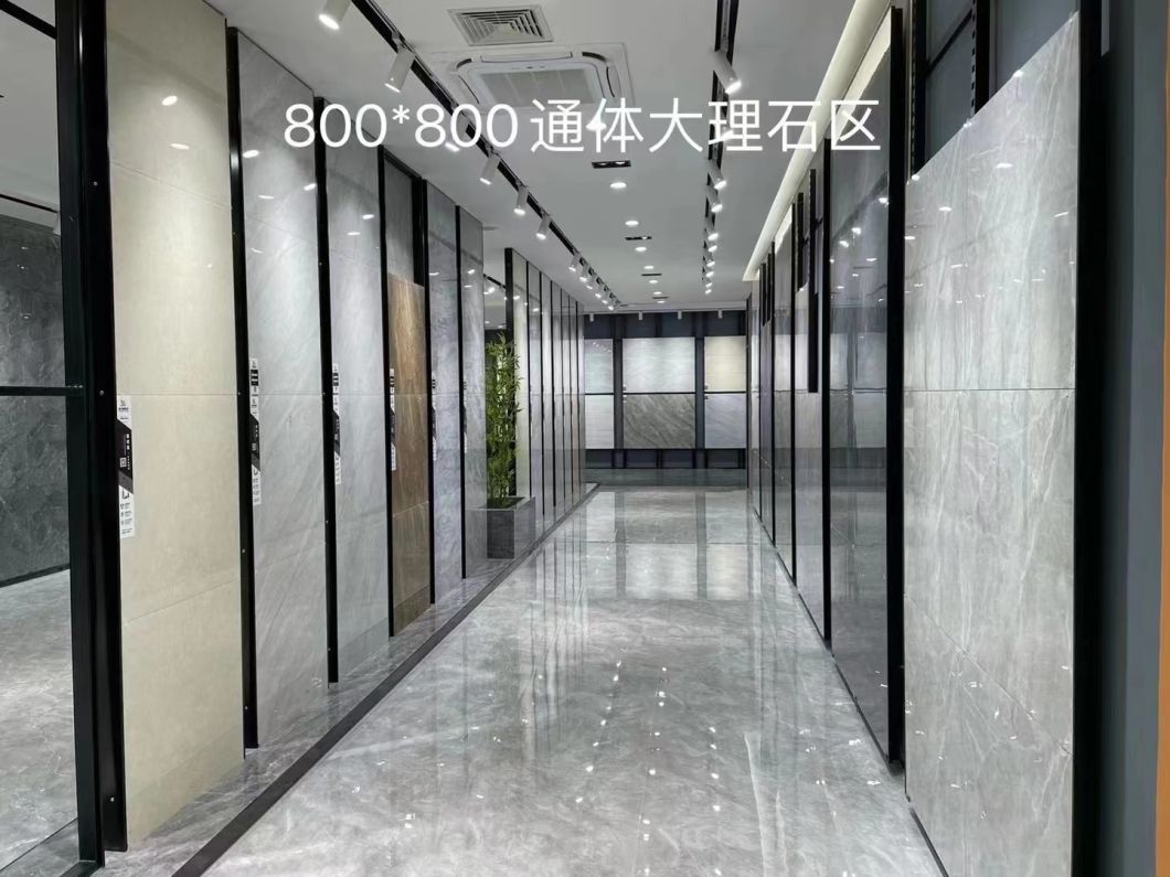 Glazed Porcelain Wall Tile 800X800mm Infinite Striation Polished Floor Tiles (Hz8718)