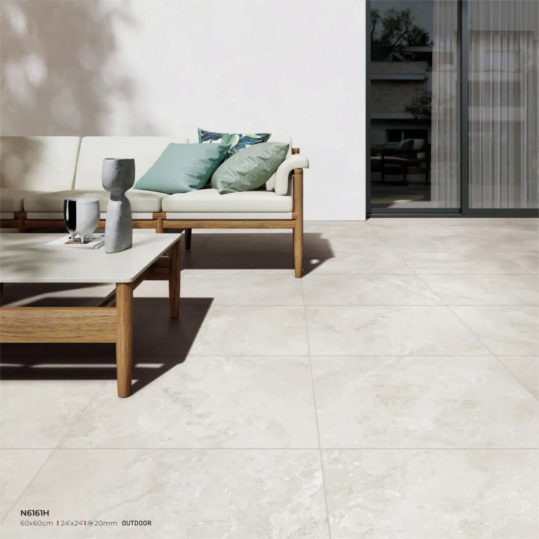 Porcelain Paver 20mm Outdoor Porcelain Tile 60X60 Full Body Non Slip R10/R11 600X600/600X1200mm Garage Tile