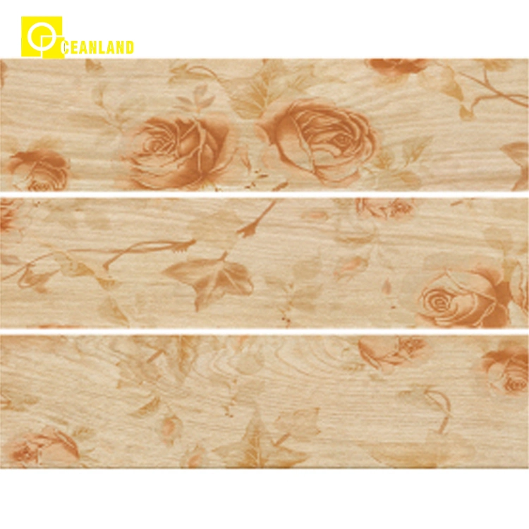 Parquet Wood Effect Wooden Printed Pattern Ceramic Flooring Indoor Grain