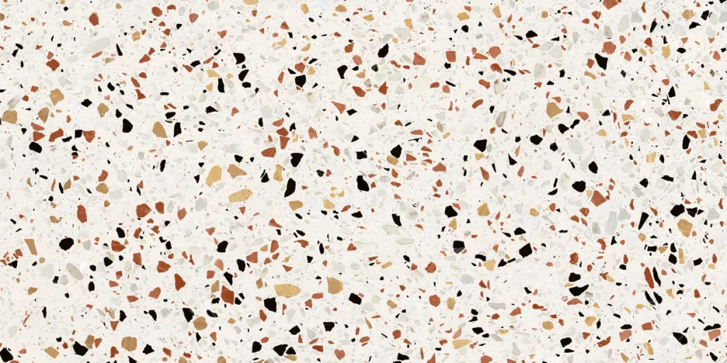 Terrazzo Artificial Matte Finish Anti-Slip Unpolished Building Material Glazed Porcelain Ceramic Wall and Floor Tile