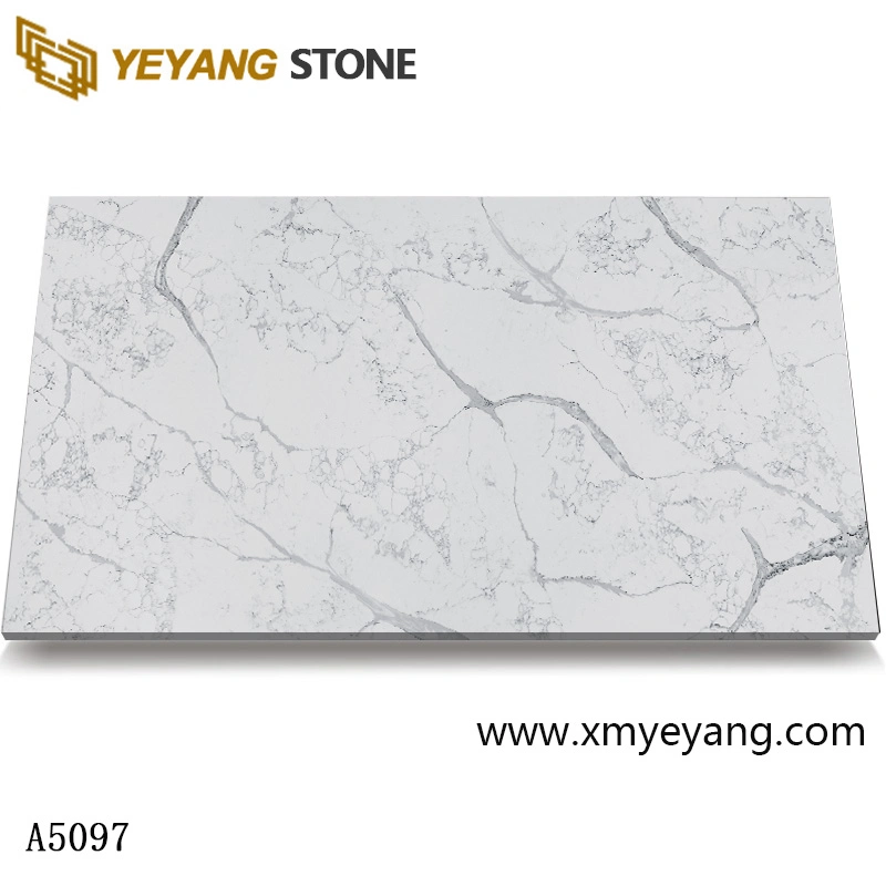 Quartz Kitchen Top Slabs Artificial Quartz for Home/Bathroom/Commercial/Projects/Hotel Countertop Manufacturer