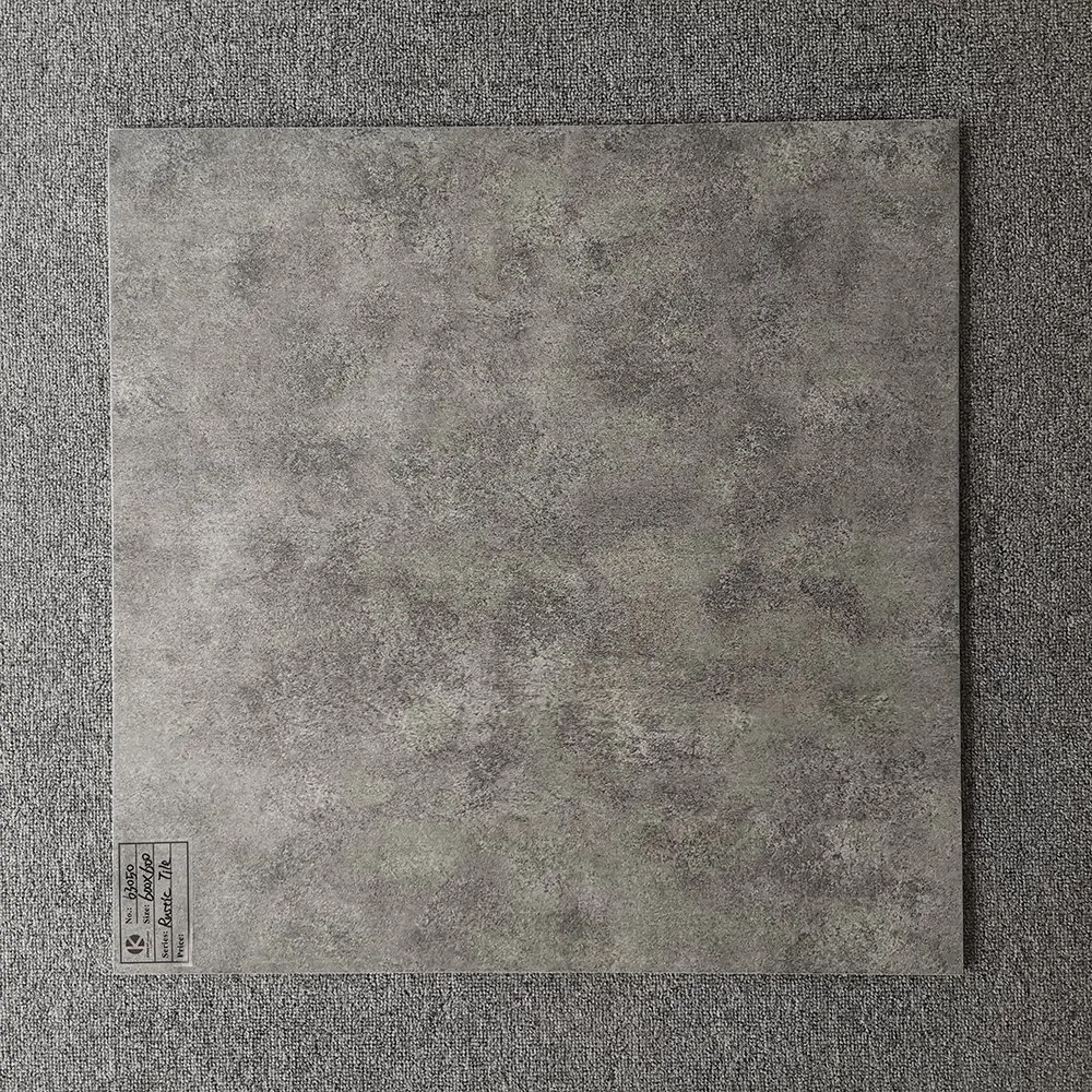 Non Slip Matte Finish Tile Rustic Glazed Porcelain Flooring Tiles for Living Room