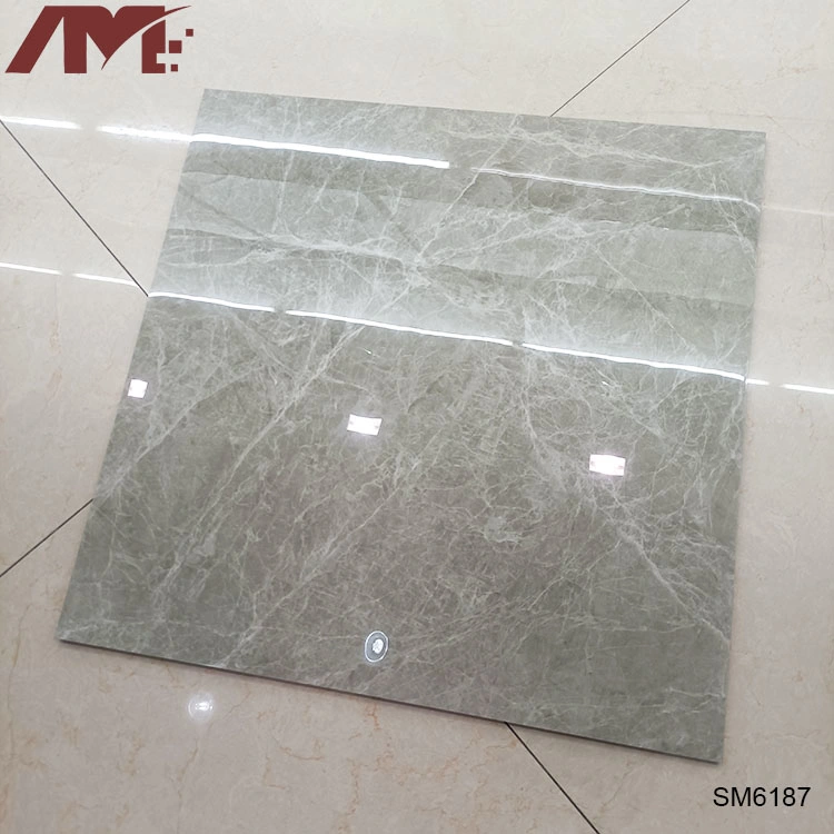 China Supplier Gray Indoor 600X600 Full Glazed Porcelanato Polished Porcelain Tile