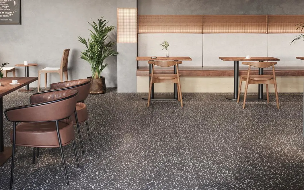 750X1500mm Grey Terrazzo Style Ceramic Porcelain Floor Tile