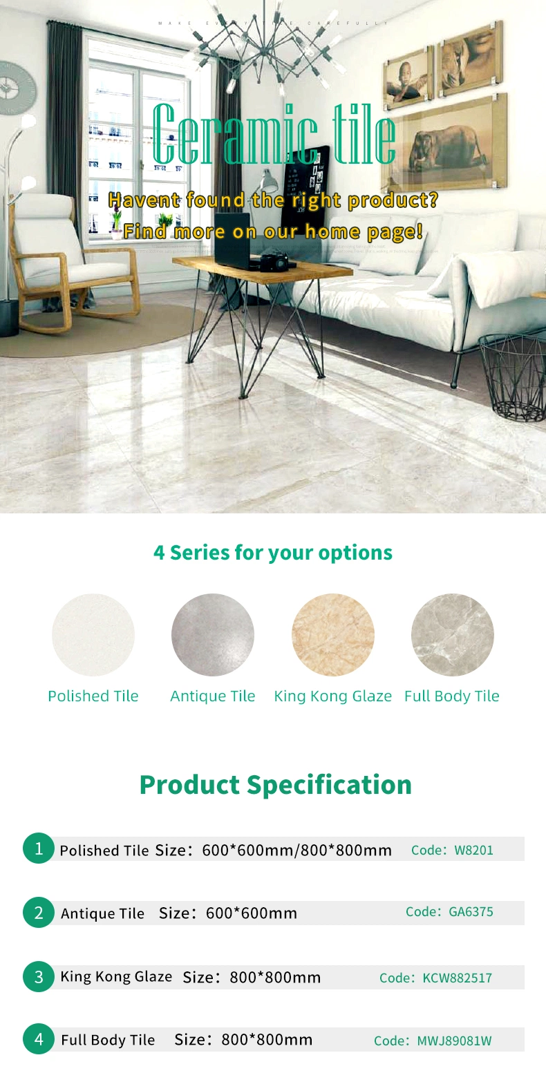 Gray Rustic Glazed Porcelain Floor Tiles Marble Tile 600X600