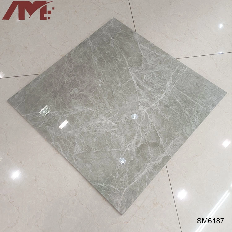 China Supplier Gray Indoor 600X600 Full Glazed Porcelanato Polished Porcelain Tile