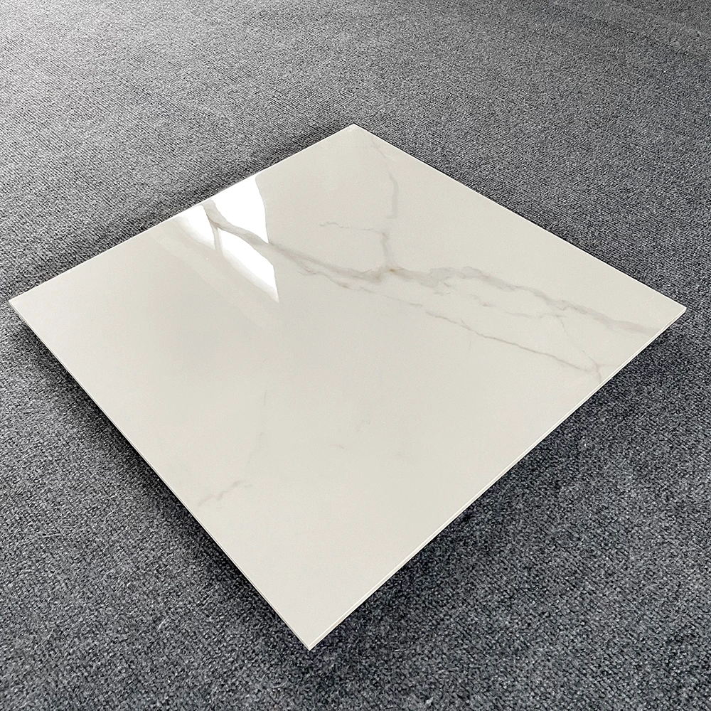 Wholesale Foshan Supplier White Marble Look Flooring Tiles 80X80 60X60