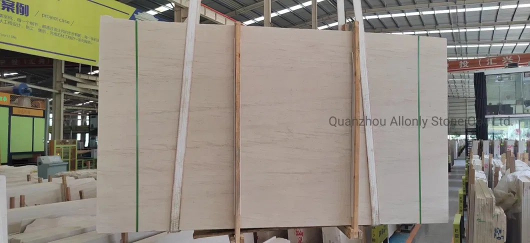 Natural Marble Stone Moca Creme/Cream Limestone Wall Tiles for Interior Hobby Design