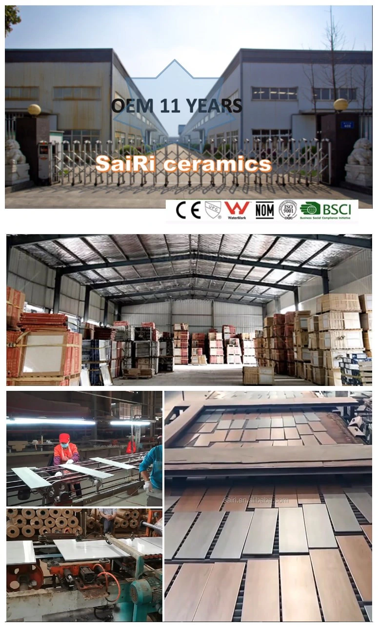 Sairi Low Price Wood Like Porcelain Polished Glazed Porcelain Ceramic Floor Tiles