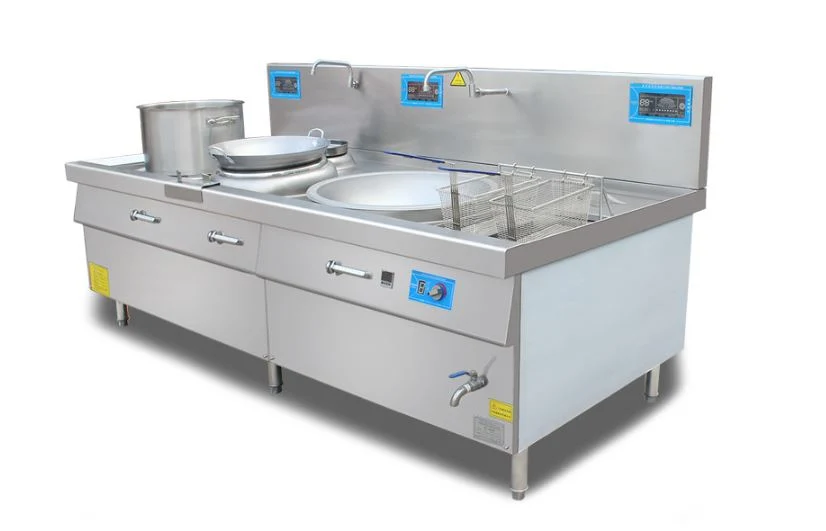 Shaneok Professional Marine Stove Machine Electric Gas Cooking Range with Oven Commercial Kitchen Equipment