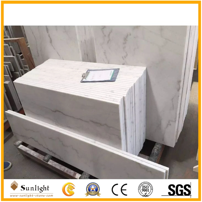 China Carrara Guangxi White Marble Floor Flooring Tiles