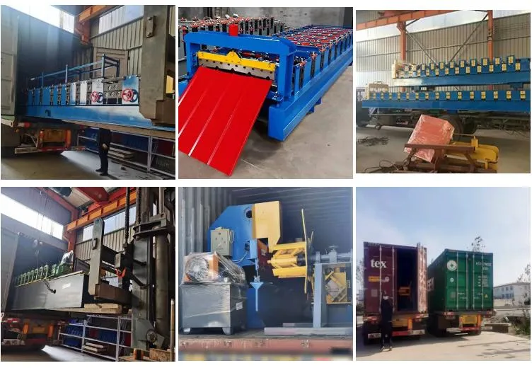 Automatic Manual EXW Provide Three Layers Glazed Tile Roll Forming Machine