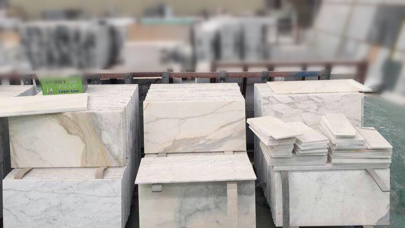 Calacatta White Marble for Bathroom Tile/Flooring Tiles/Paving Brick/Floor Wall Tile