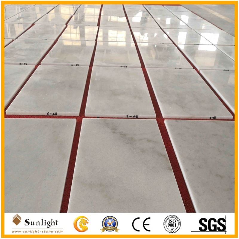 China Carrara Guangxi White Marble Floor Flooring Tiles