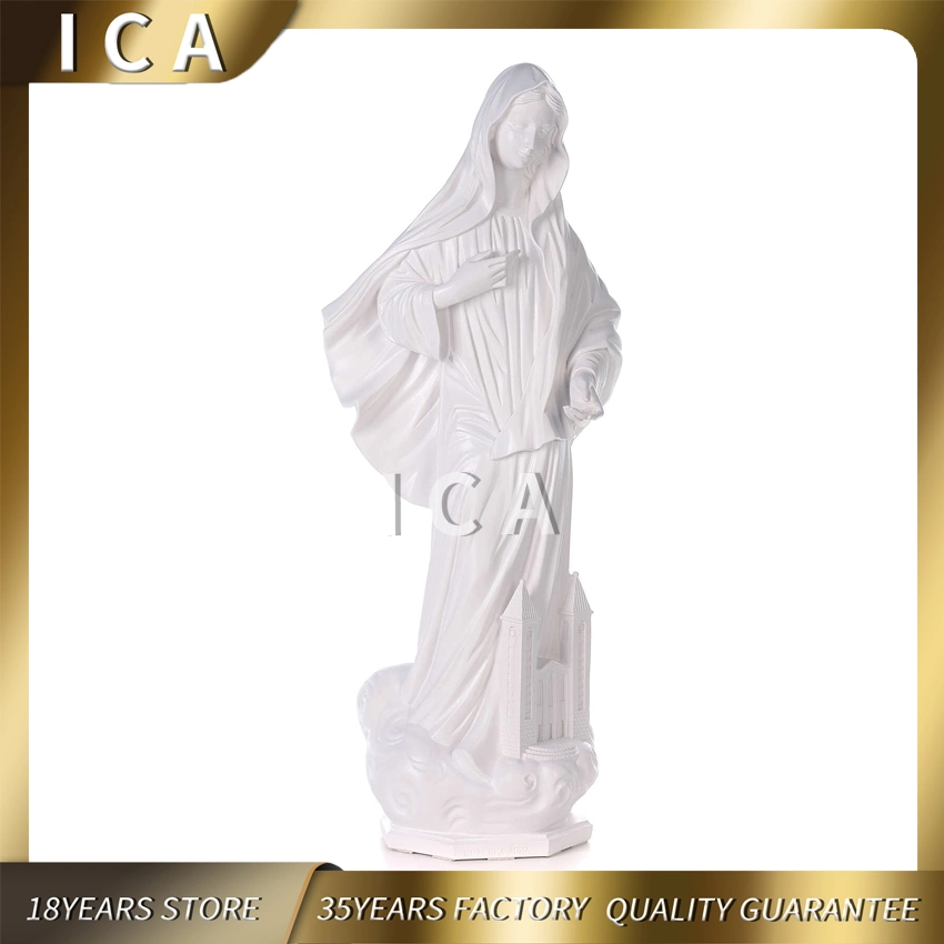 Latest Religious Church Ornaments Virgin Mary Statues Marble Sculptures