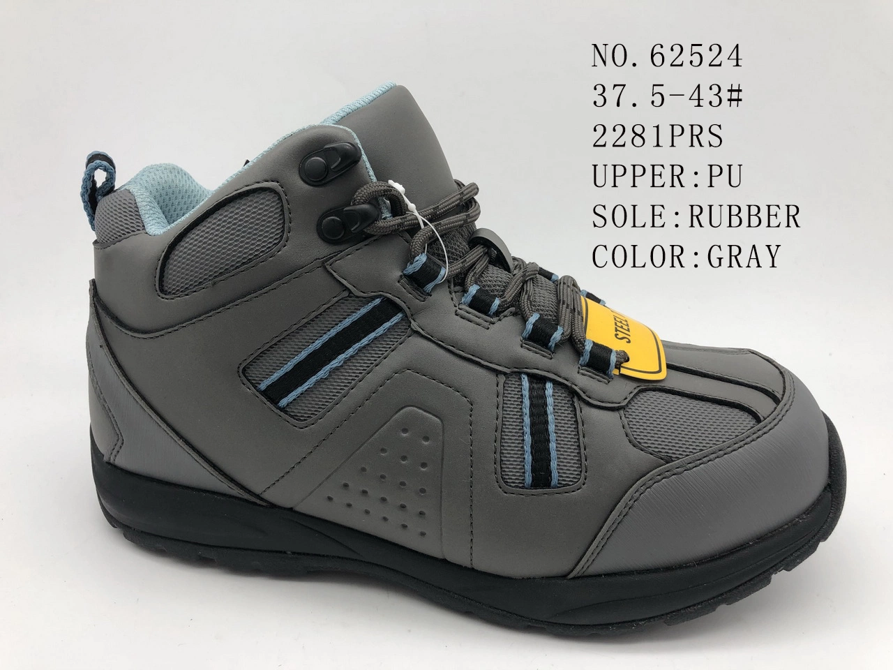  Los hombres grises PU Calzado con suela de caucho zapatos calzado casual (No. 62524 )