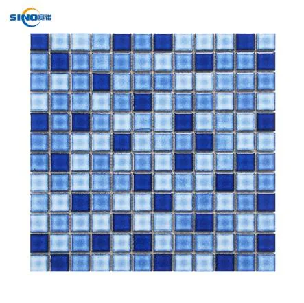 Piscina de azulejos de cerámica crepitar mayorista mosaico de cerámica azulejos de mosaico