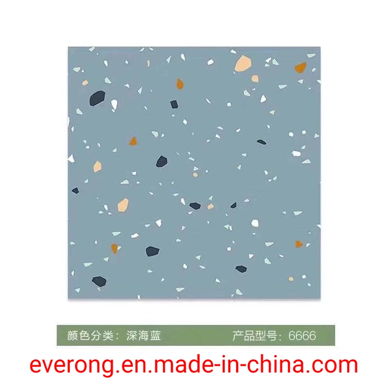  2023 Nuevos Productos de azulejos de porcelana pulida de la serie de terrazo en China 600x600mm