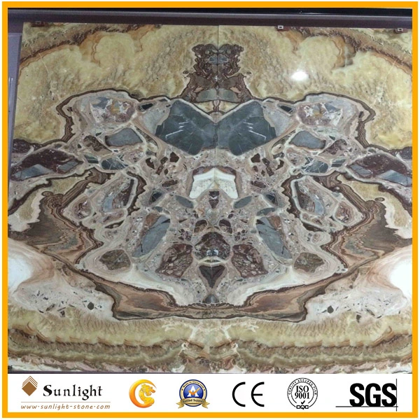Ruby Onyx para el interior de la pared de fondo, Onyx Onyx/azulejos de colores