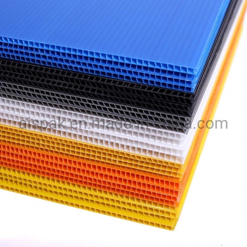 PP láminas de plástico corrugado azulejos del techo de la protección del suelo de hormigón