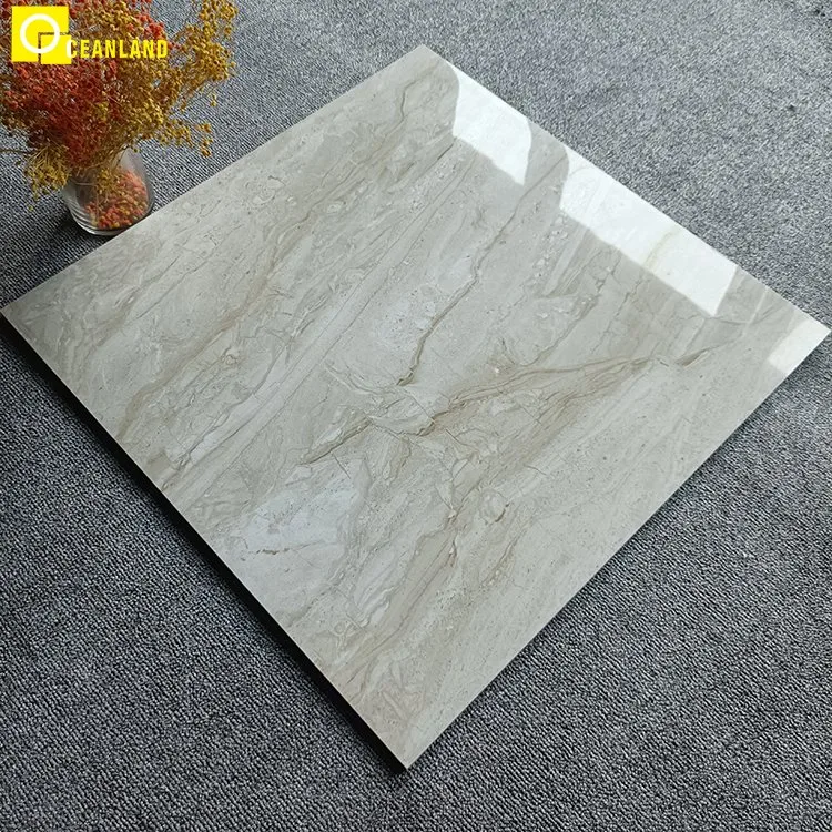 Madera de China como el mármol pulido piso de baldosas de porcelana esmaltada 60X60