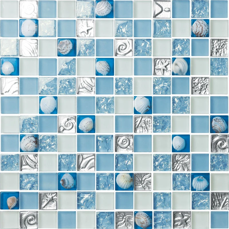 Mosaico de vidrio de la fábrica de Foshan Azulejos de cocina