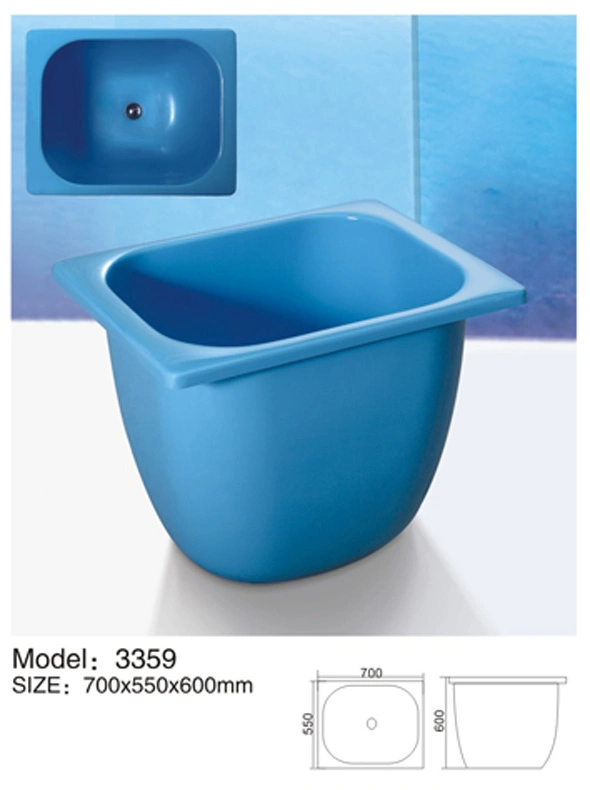 Color azul vacío Ducha Bañera bañera para bebés