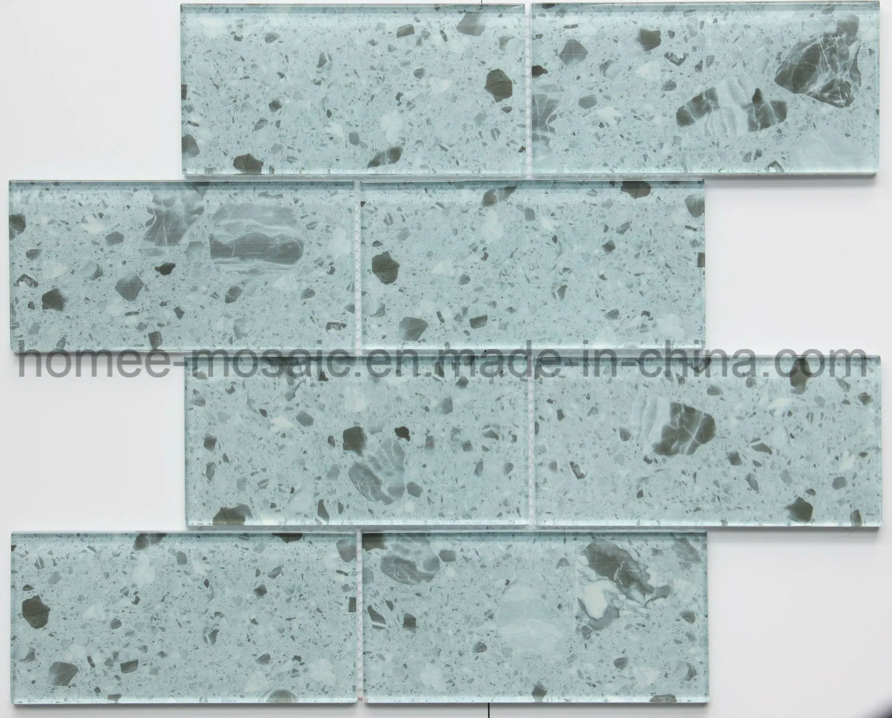 Mejor calidad de terrazo Mosaico de vidrio para la cocina Backsplash baldosas de pared