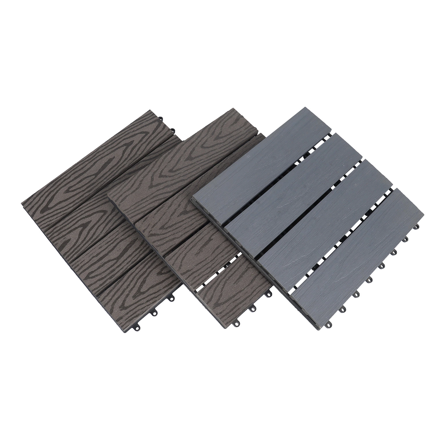 Personalizar descalzo amable Bammax WPC Mosaico de suelos de baldosas de la Plataforma de bricolaje