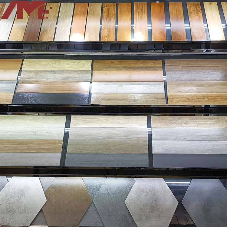 Fábrica de pisos baldosas rústicas Madera ladrillo de cerámica de suelo fábrica China