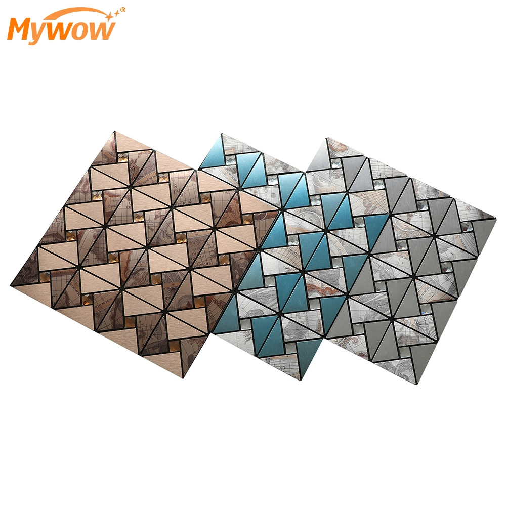 Mywow Crackled mosaico de cristal Azulejos de cuarto de baño