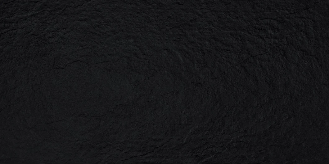 High Quality Black Color Glazed Porcelain Tile for Home Decoration 600X1200mm)